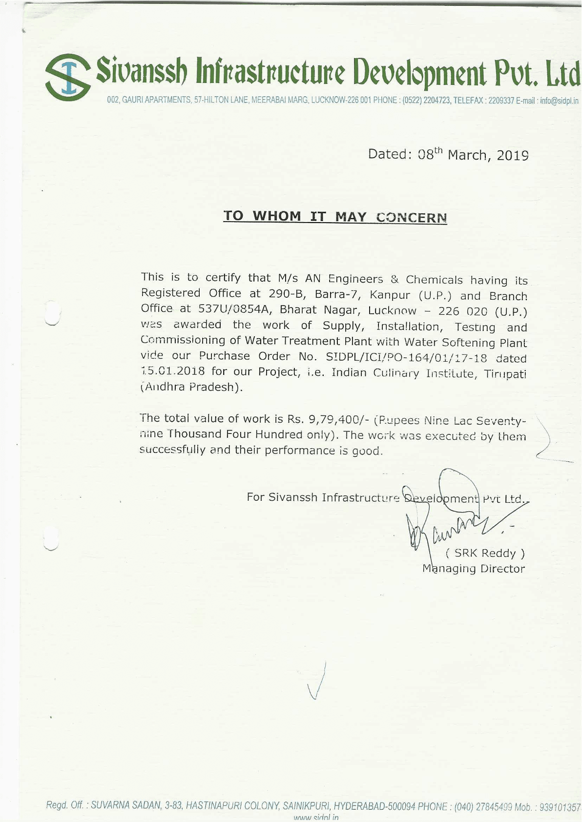 Certificate 22